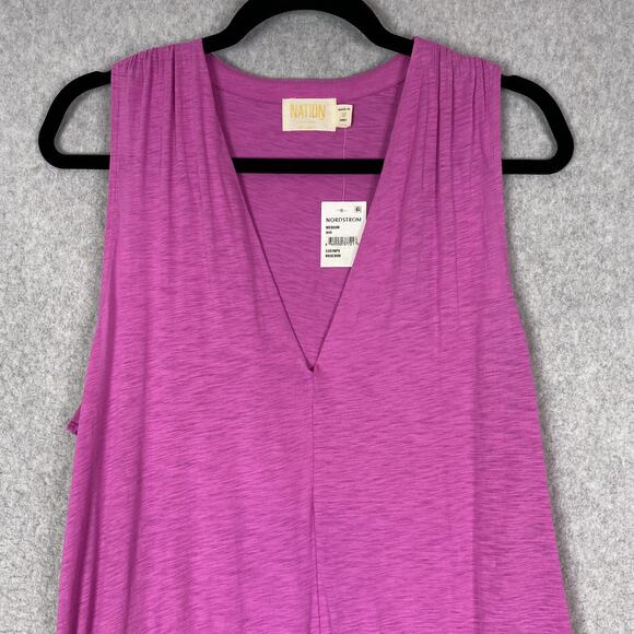 Nation LTD Rosebud Brianna Sleeveless Midi Dress Size Medium - Picture 3 of 11